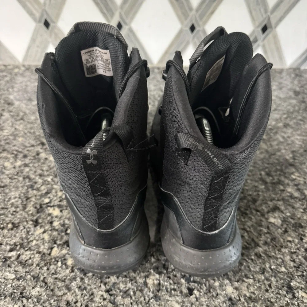 Under Armour Micro G Valsetz Tactical Boots Mens Size 10.5 Black 8